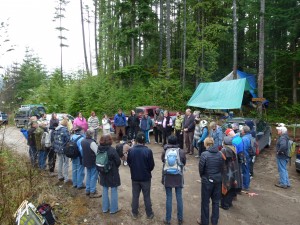 Wilson Creek Forest - Artists and Supporters Gather at the Trailhead